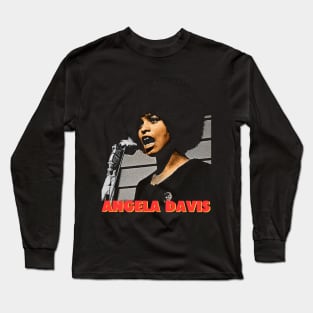 Angela Davis Long Sleeve T-Shirt